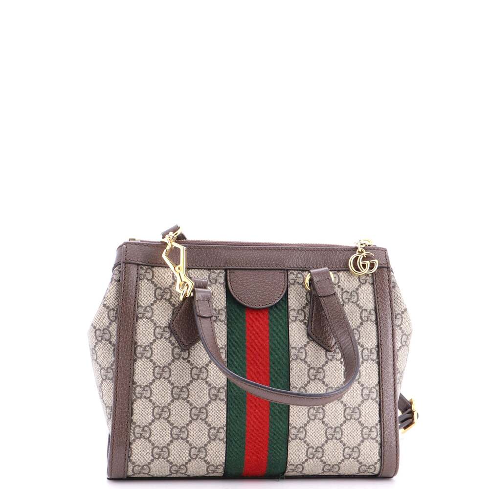 Gucci Ophidia Top Handle Tote Gg Coated #249527G18B - Picture 3 of 7